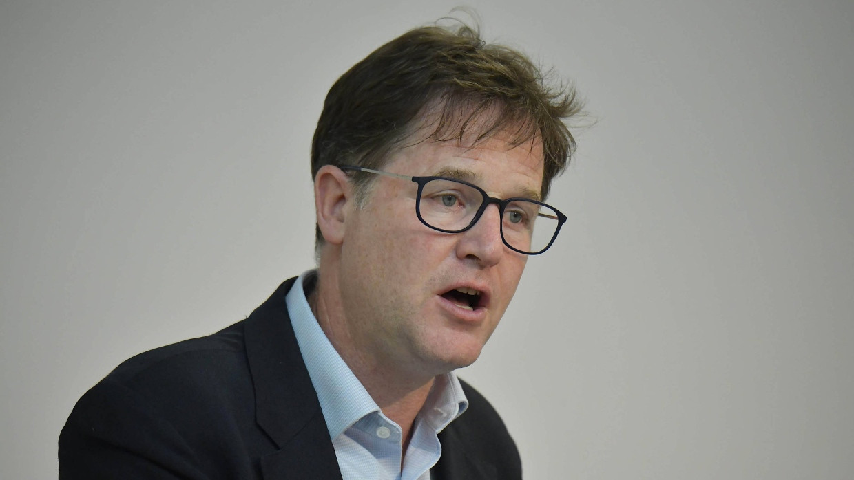 Facebook-Vizepräsident und ehemaliger Stellvertreter von David Cameron: Nick Clegg