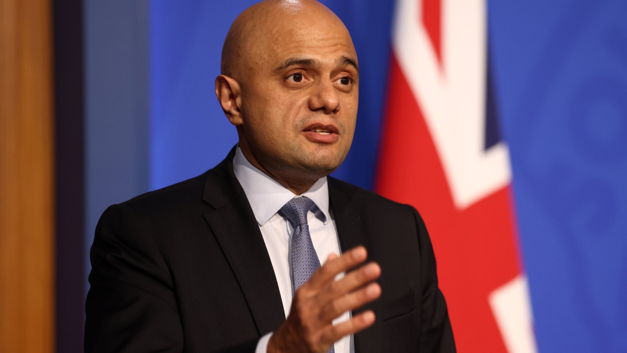 Sajid Javid im November 2021 in London