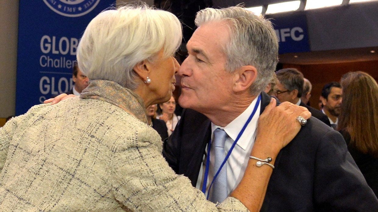 Die mächtigsten Notenbanker der Welt: Fed-Chef Jerome Powell und EZB-Präsidentin Christine Lagarde