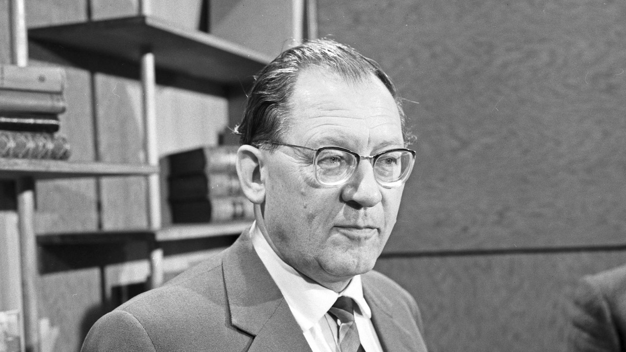 Eugen Kogon am 13. August 1961 in Hamburg.