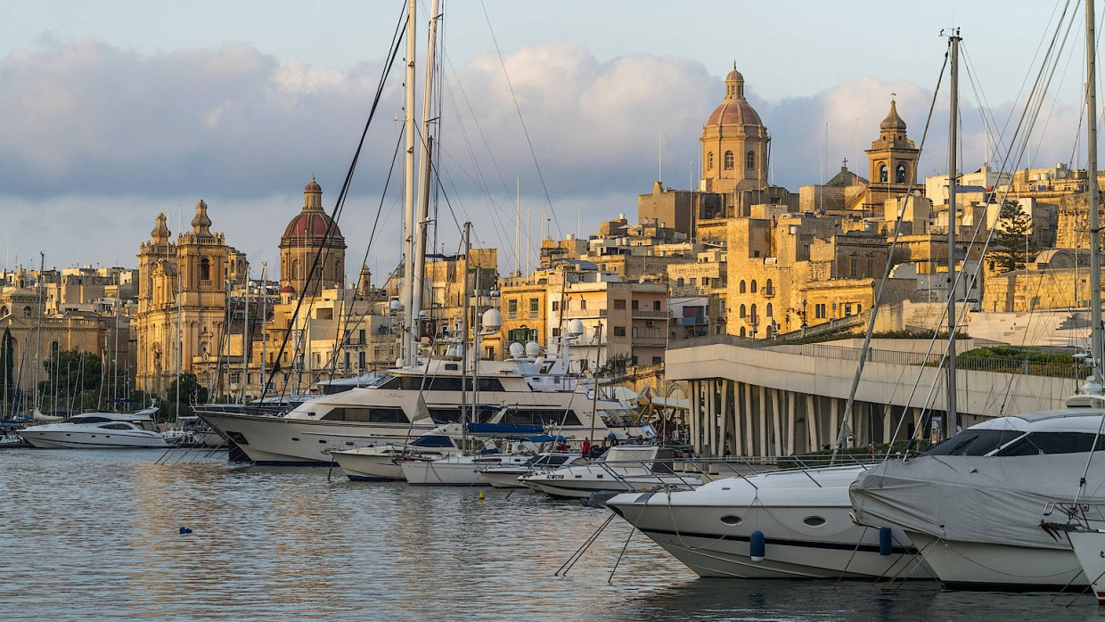 Blick von der Grand Harbor Marina