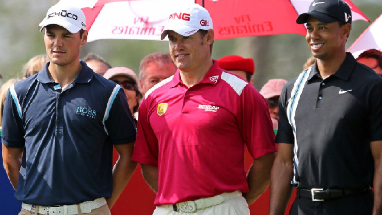 Zwei, eins, drei: Kaymer, Westwood und Woods in Dubai