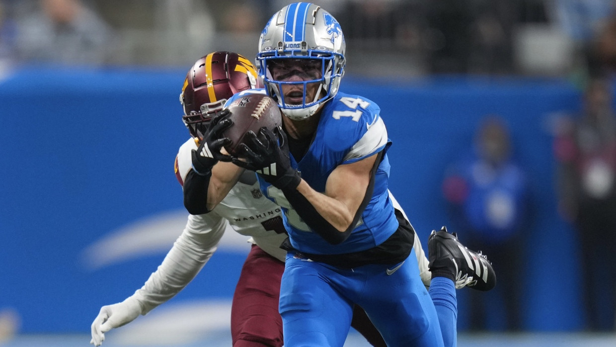 Gut gespielt, doch am Ende hat es nicht gereicht: Amon-Ra St. Brown und die Detroit Lions verlieren in den NFL-Play-offs gegen die Washington Commanders.