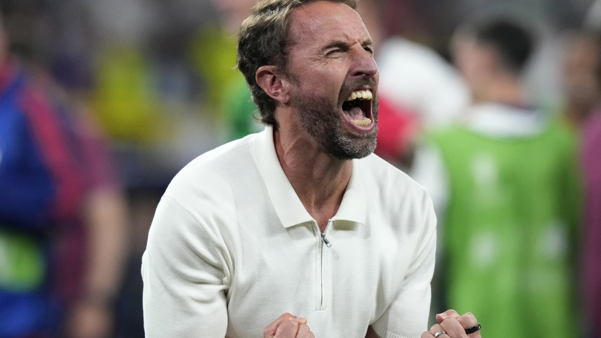 Völlig außer sich: Gareth Southgate nach dem Siegtreffer