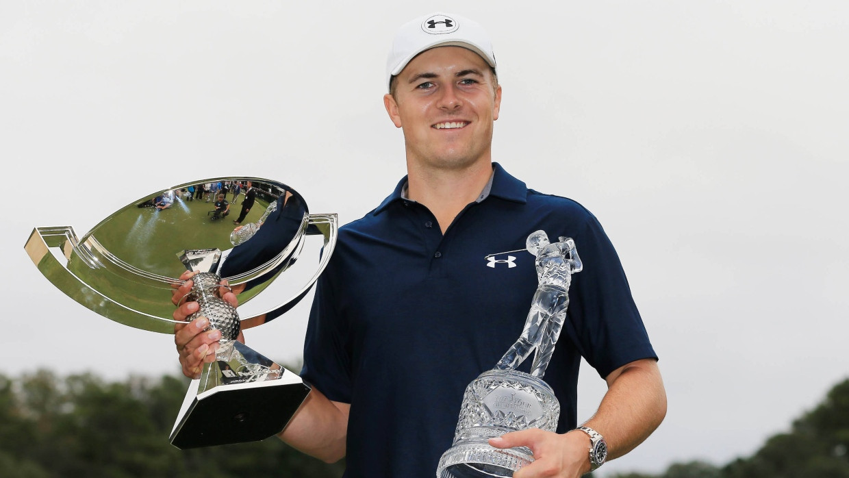 Jordan Spieth bekommt nicht nur Pokale für seine erfolgreiche Saison.