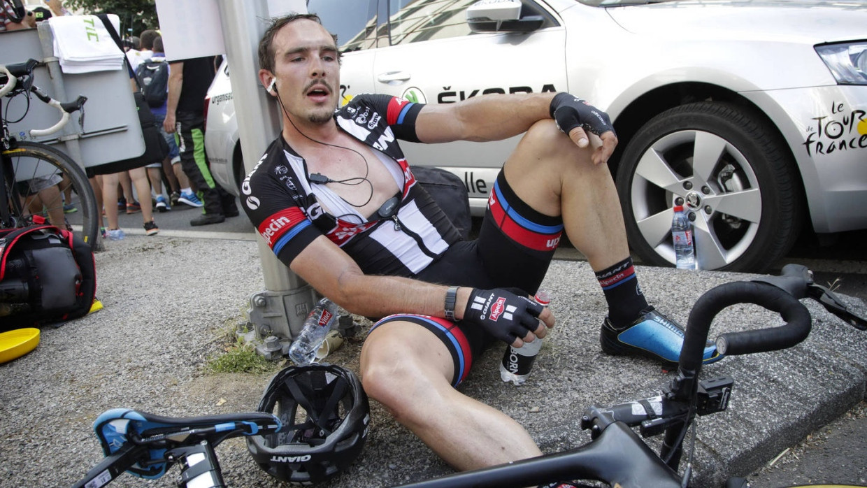 Erschöpft: John Degenkolb und die Tour-Strapazen