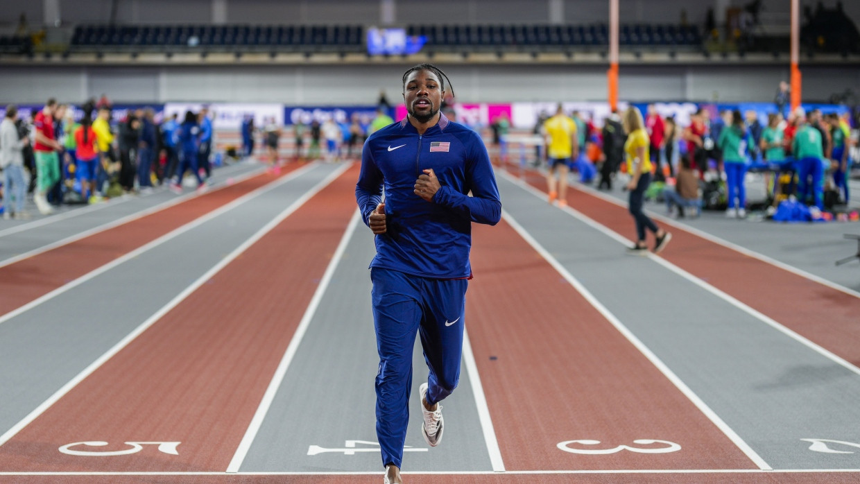 Noah Lyles bei der Hallen-WM in Glasgow: Kampf um Hunderstelsekunden