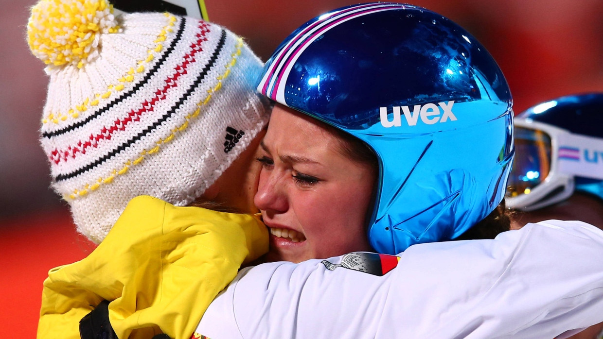 Einfach nur glücklich: Carina Vogt ist Olympiasiegerin