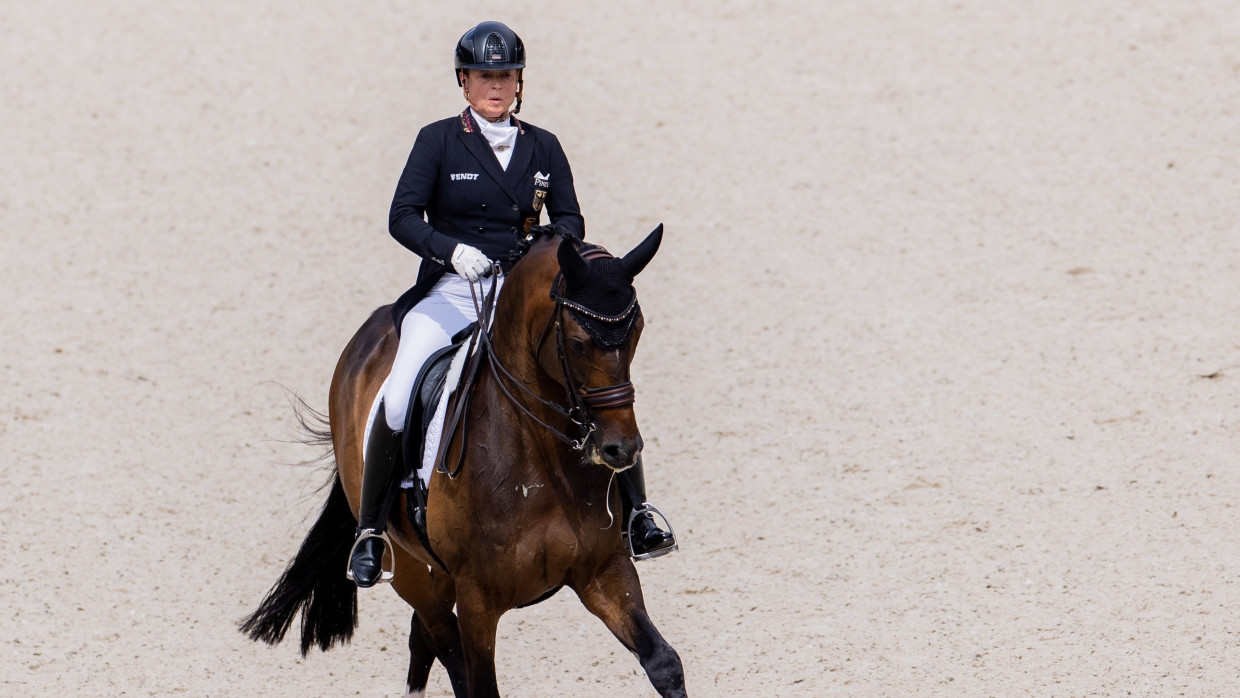 Hat sie anders erwartet: Isabell Werth beim großen Dressurpreis von Aachen im Juli 2023.