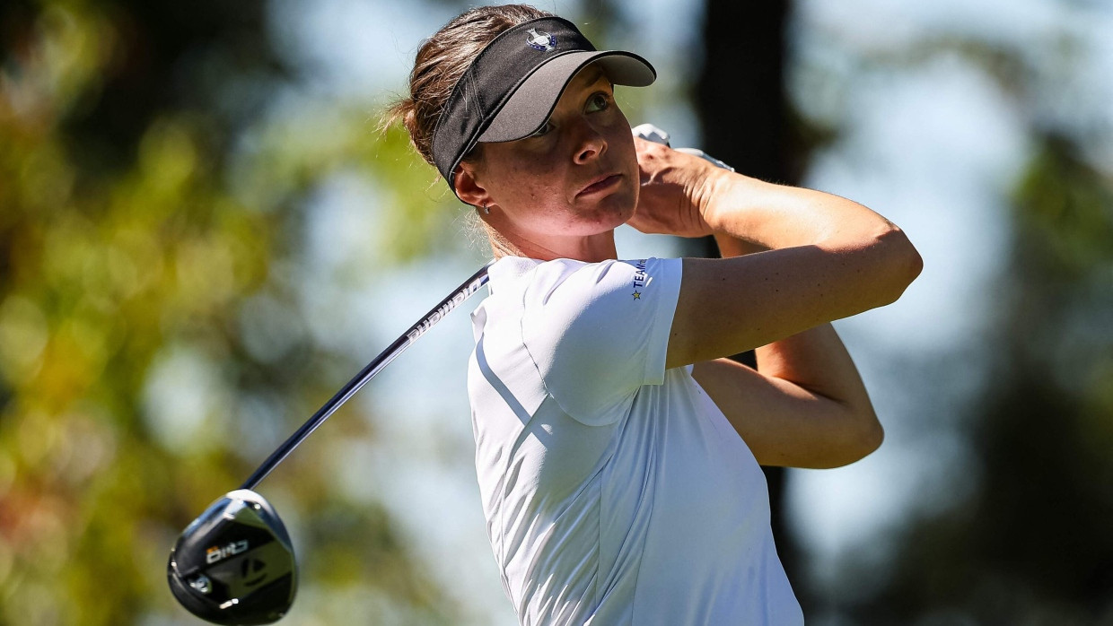 Esther Henseleit bei der Platzprobe: „Ich habe mich auf den Solheim Cup genauso vorbereitet wie auf jedes andere Turnier“