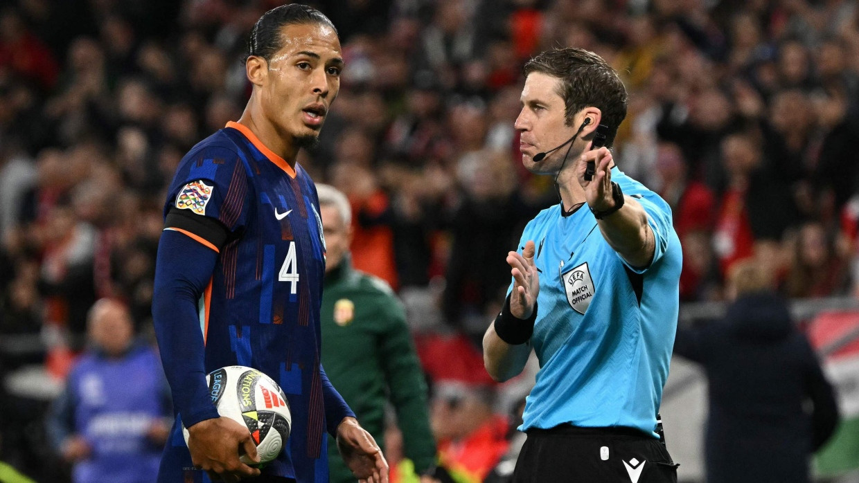 Vom Platz gestellt: Niederlande-Kapitän Virgil van Dijk in der Nations League