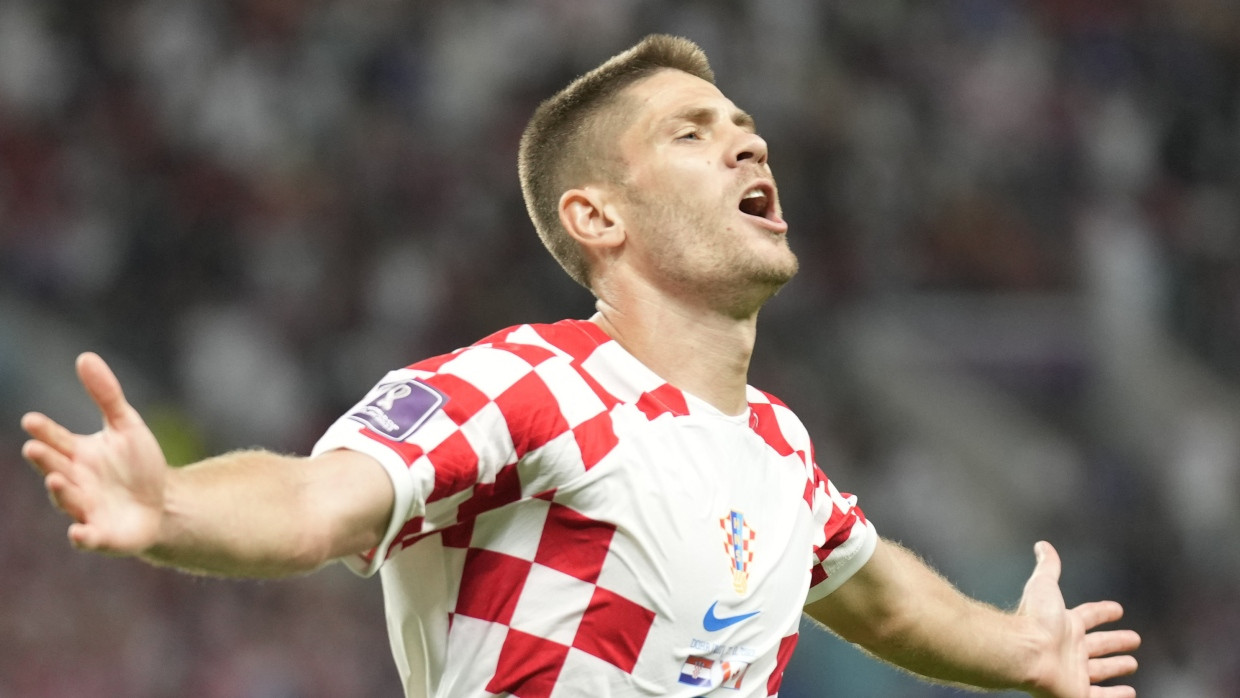 Andrej Kramaric erzielt zwei Tore für Kroatien.