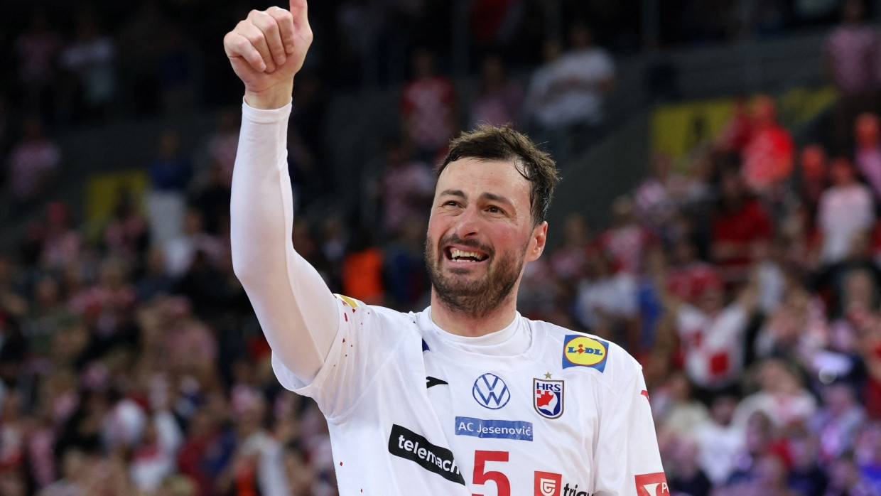 Darf weiter von einer Medaille träumen: Domagoj Duvnjak wird nach der WM seine Karriere im kroatischen Nationalteam beenden.