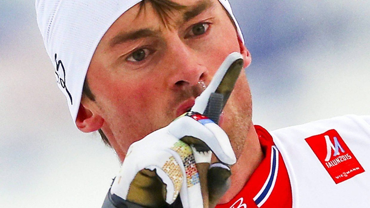 Noch Fragen, Schweden? Petter Northug jubelt auf seine Weise