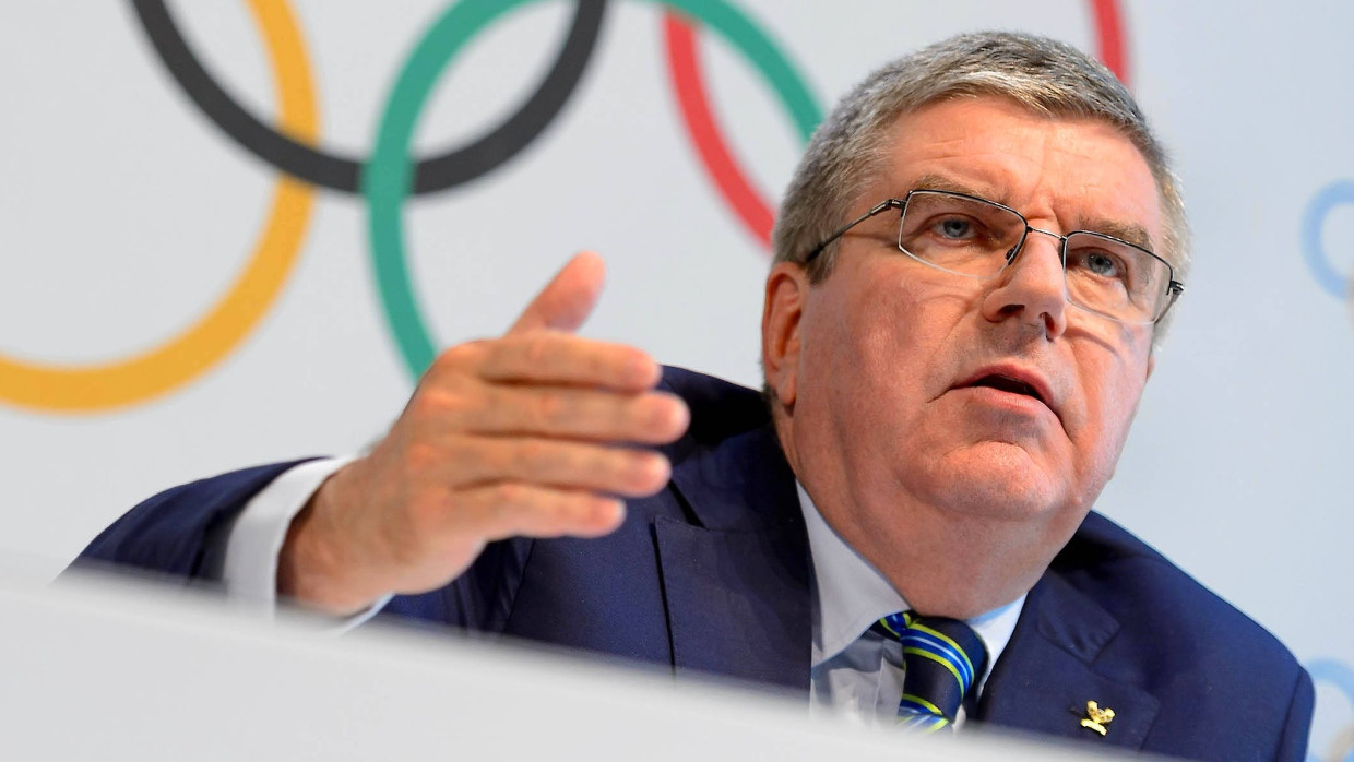 IOC-Präsident Thomas Bach will Julia Stepanowas Antrag „sorgfältig prüfen“.