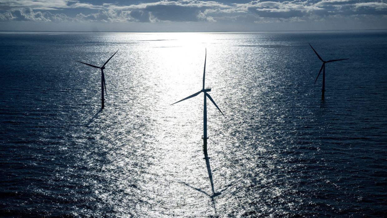 Offshore-Windpark (Symbolbild): Grüner Wasserstoff aus Schottland