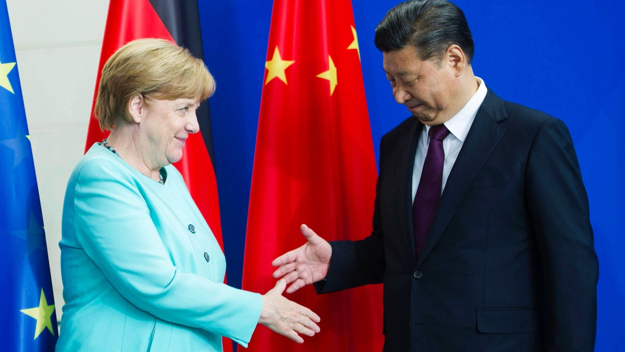 Partner: Kanzlerin Angela Merkel und Chinas Staatschef Xi Jinping in Berlin zwei Tage vor Beginn des G-20-Gipfels.