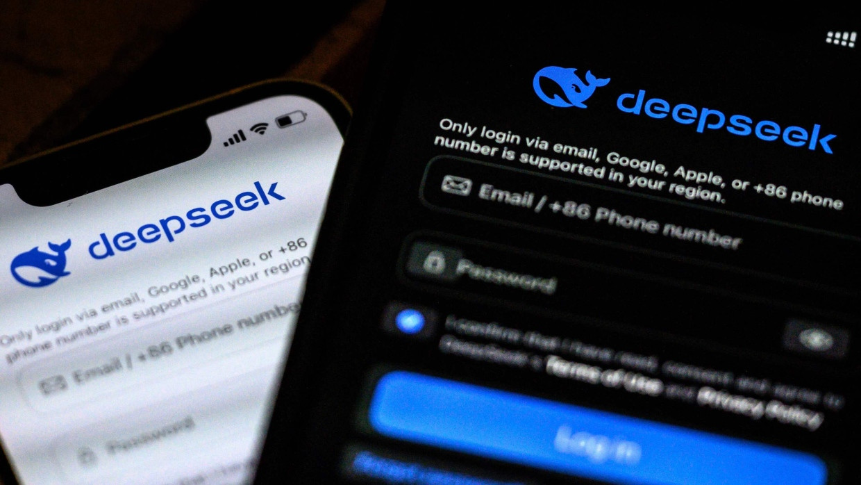 Speichert alle Daten in China: die KI-App Deepseek