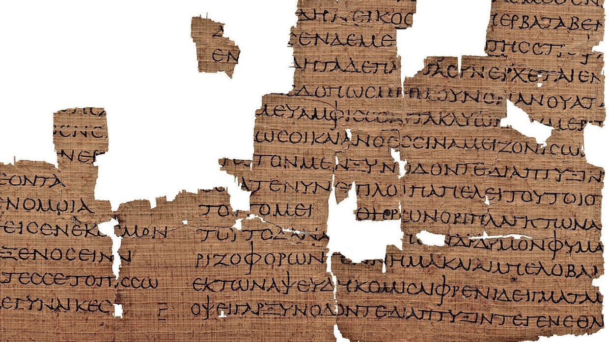 Aus demselben Buch wie das neue Fragment: Ausschnitt aus dem Straßburger Empedokles-Papyrus