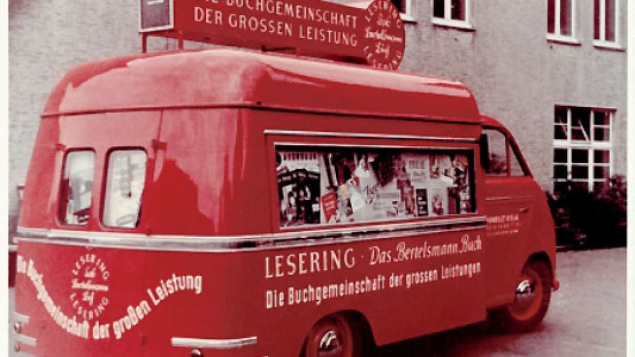 Ein Buch-Bus des Leserings Anfang der 50er Jahre