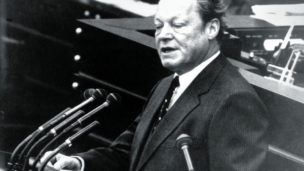 Ohne Vertrauen: Willy Brandt am 20. September 1972 im Bundestag