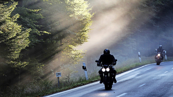 Beliebte Strecken: In der Gegend um den Großen Feldberg fahren deutlich mehr Motorräder als anderswo.