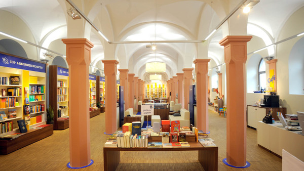 Das „Literarium“ der Wissenschaftlichen Buchgesellschaft in Darmstadt.