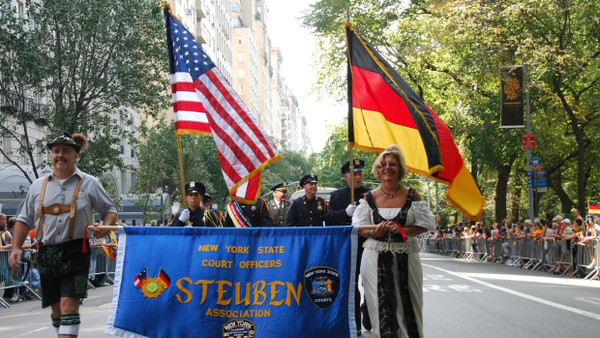 Deutsches Erbe: Teilnehmer der Steuben-Parade im September 2010 in New York