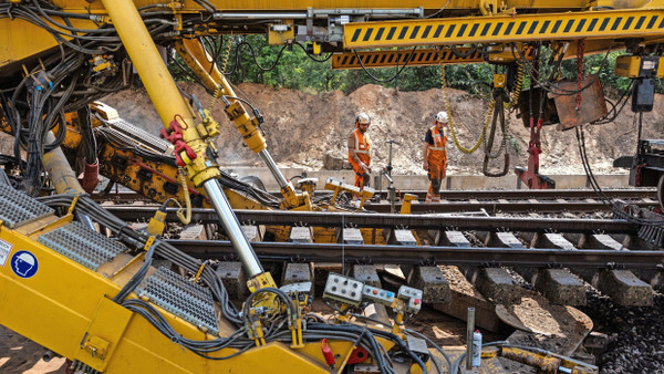 Laufendes Milliardenprojekt: Generalsanierung der Riedbahn zwischen Frankfurt und Mannheim