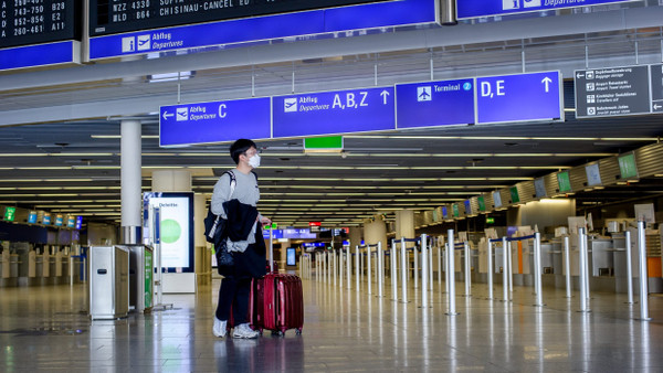 Geisterstunde: Am Frankfurter Flughafen brach der Betrieb im März 2020 ein.