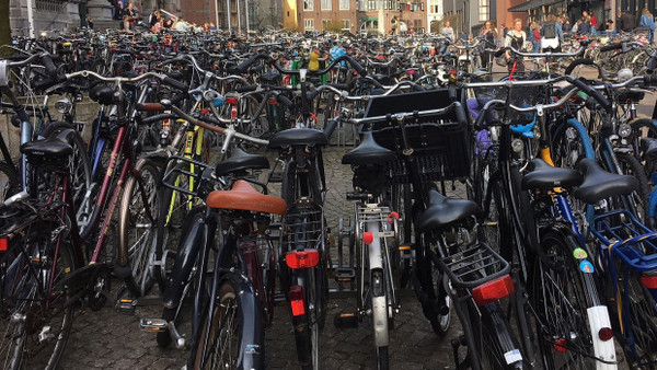 Eineinhalb Fahrräder besitzt jeder Groninger im Durchschnitt.