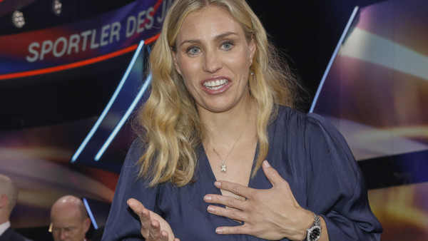 „Ich habe immer gesagt, dass ich dem Sport treu bleiben möchte“: Angelique Kerber am vergangenen Sonntag bei der Gala zur Sportler-des-Jahres-Wahl.