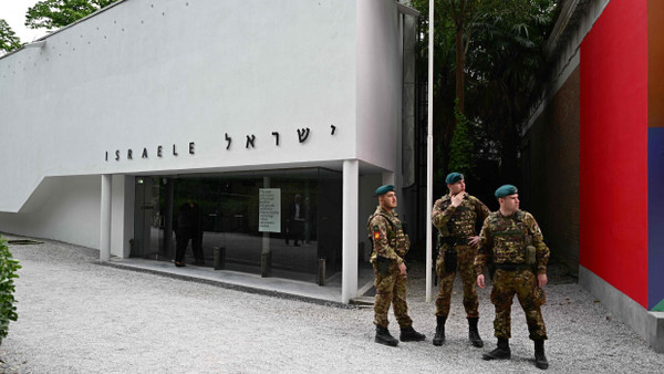 Der israelische Pavillon ist aktuell geschlossen.