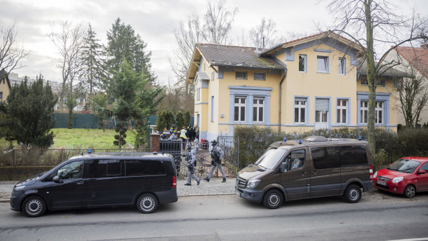 In der Remmo-Villa wurden am Mittwoch keine Bewohner mehr angetroffen.