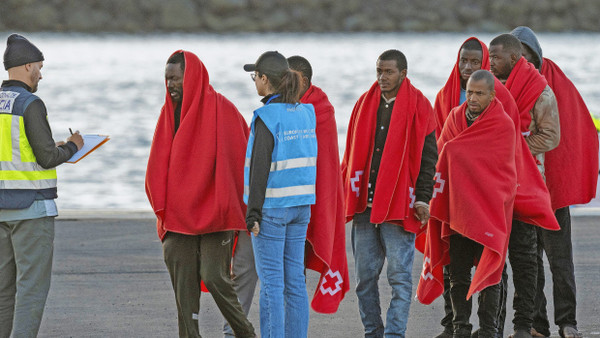 Die EU als Ziel: Migranten Anfang Januar auf Lanzarote