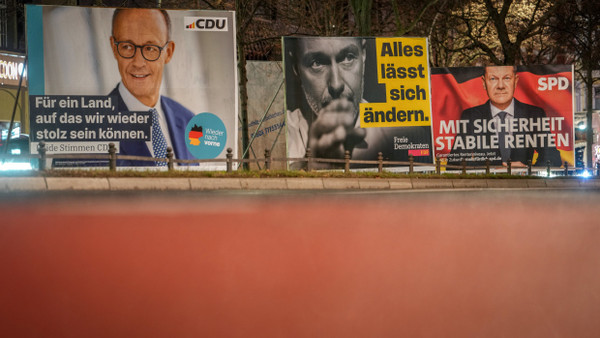 Wahlplakate in Berlin