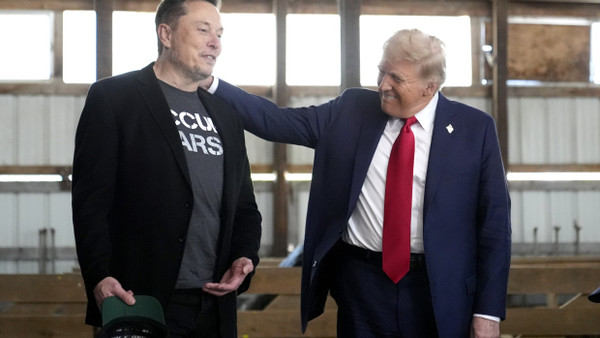 Viel Macht und viel Geld: Elon Musk und Donald Trump im Wahlkampf