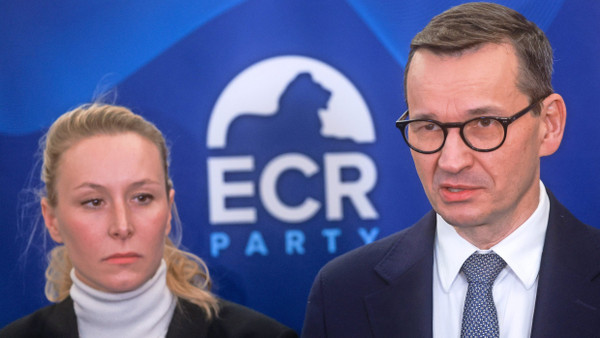 Mateusz Morawiecki am 14. Januar 2025 in Brüssel