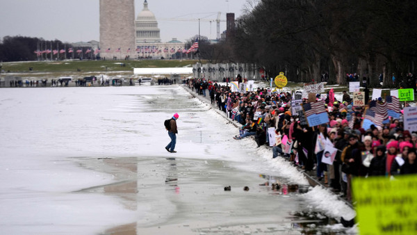 Der diesjährige Protestmarsch in Washington am 18. Januar.