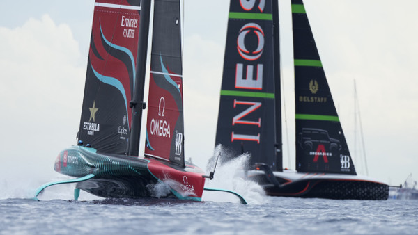 Auf Kurs: Das Team New Zealand kann am Samstag zum dritten Mal in Serie den America’s Cup gewinnen.