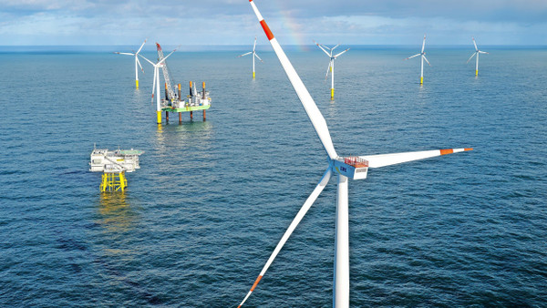 Werden immer höher und größer: Windparks in der Nordsee