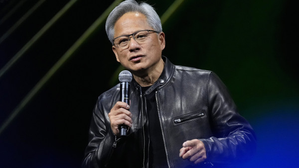 Jensen Huang, Nvidias CEO, auf der SIGGRAPH-Konferenz im Juli 2024