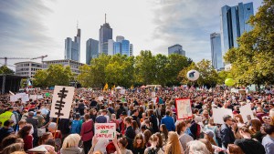 Klimastreik-Demo in Frankfurt