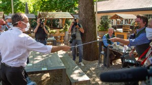 Bayerns Biergärten wieder geöffnet