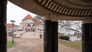 Schutz für Baumbestand an der Mathildenhöhe in Darmstadt