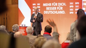 Keine Scherze mit Olaf Scholz