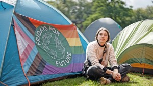 Fridays for Future sucht die Strategie beim Camping im Kurpark