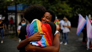 Demonstration gegen Homophobie und Transphobie