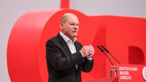 Olaf Scholz begeistert die Genossen