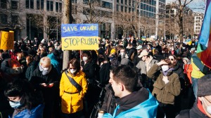 Protest für Frieden in der Ukraine